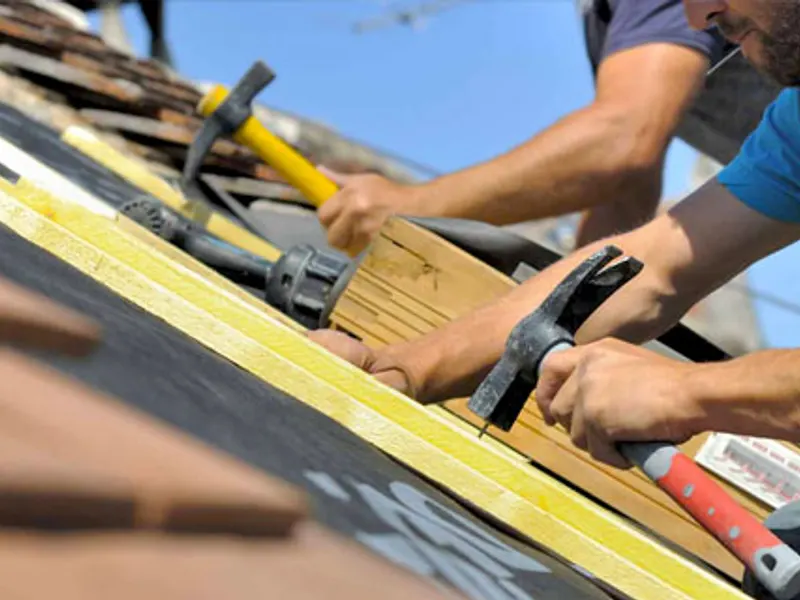 Détail de raccord étanché en toiture